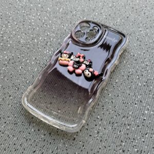 گارد موبایل عروسکی کرومی طرح برجسته کد 9